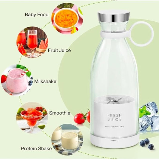 Portable Electric Juicer Blender Bottle – USB Rechargeable