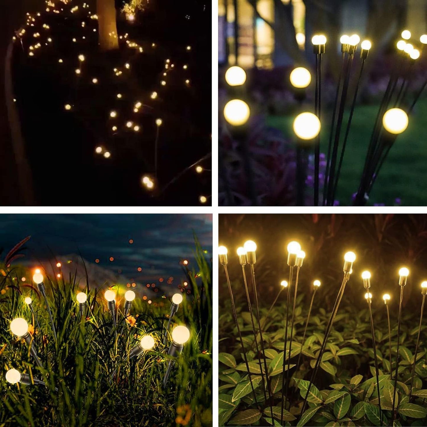 Solar Firefly Light (8 LED) – Outdoor Waterproof Garden Decor