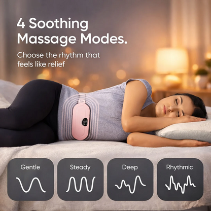 Cordless Period Comfort Belt – Heat & Vibration Therapy