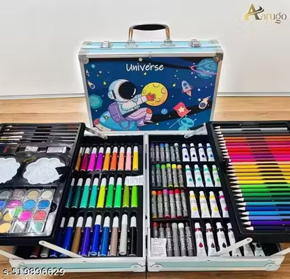 Professional Art Suitcase – 145 Colors Drawing & Painting Kit