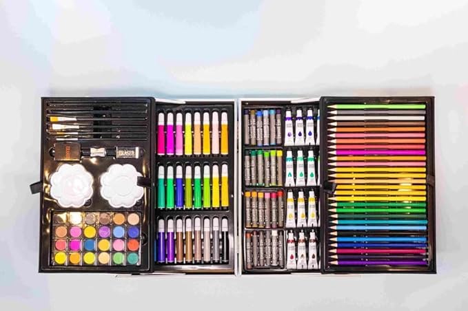 Professional Art Suitcase – 145 Colors Drawing & Painting Kit