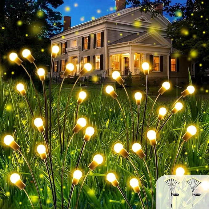 Solar Firefly Light (8 LED) – Outdoor Waterproof Garden Decor
