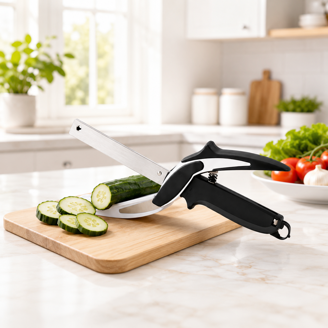 Multipurpose Stainless Steel Kitchen Cutter for Fruits & Vegetables