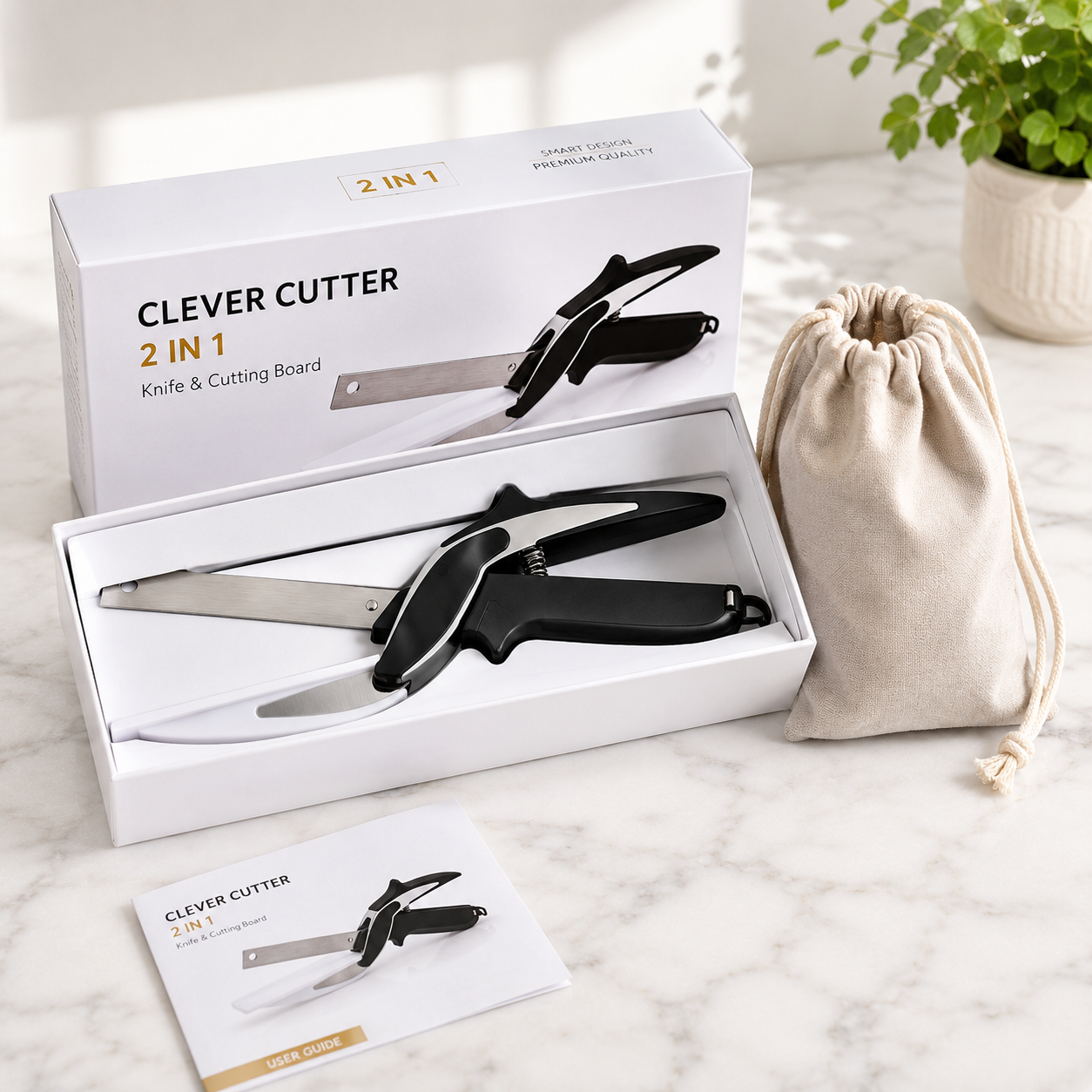 Multipurpose Stainless Steel Kitchen Cutter for Fruits & Vegetables