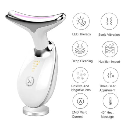Neck & Face Lifting Massager – Wrinkle Removal & Skin Firming Device