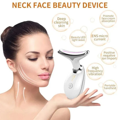 Neck & Face Lifting Massager – Wrinkle Removal & Skin Firming Device